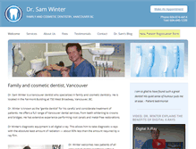 Tablet Screenshot of drsamwinter.com